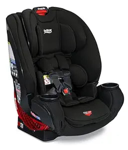 Britax One4Life ClickTight All-in-One Car Seat Eclipse Black | Birth to Booster 5-120 lbs 10-Year Seat - Pun & Naya
