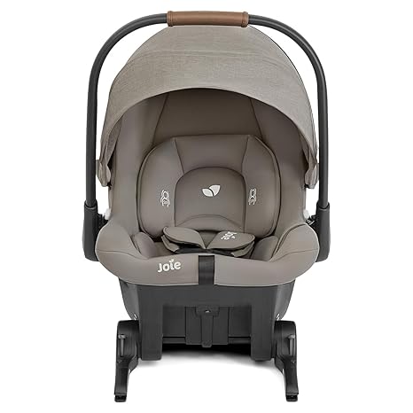 Joie Mint Latch Baseless Infant Car Seat Dove | Lightweight No-Base i-Size R129 Rigid LATCH - Pun & Naya