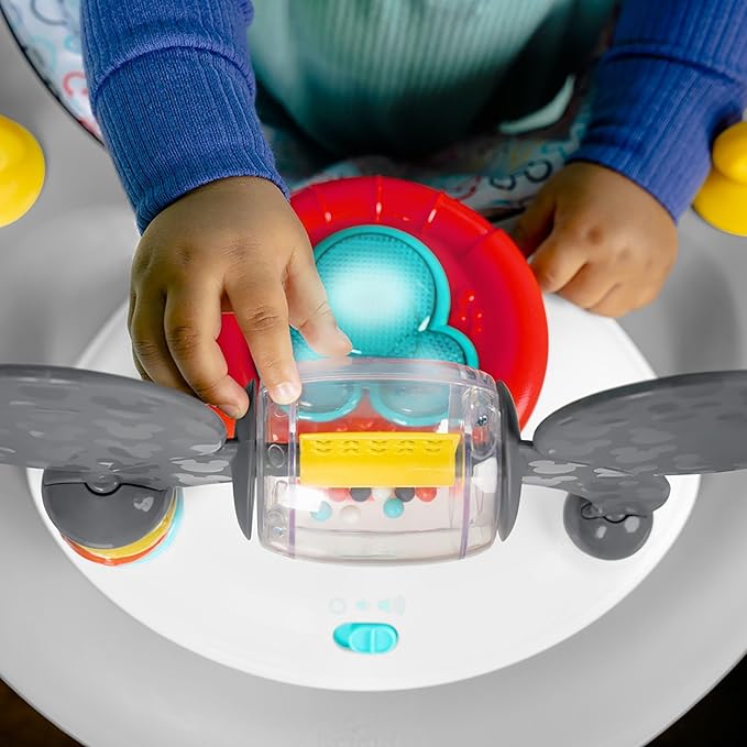 Bright Starts Mickey Mouse Tiny Trek Walker – Original Bestie | 2-in-1 Adjustable Walker for Babies 6 Months+