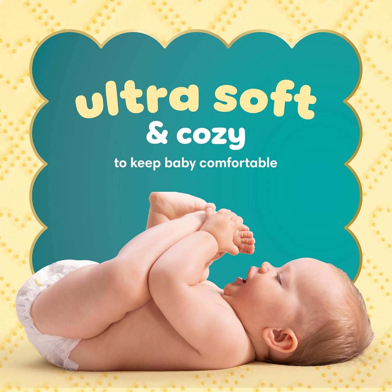 Pampers Swaddlers Size 1 Diapers (8–14 lbs), 198 Count — Soft, Absorbent & Skin-Safe | Pun & Naya