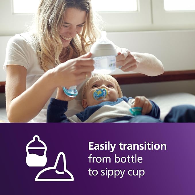 Philips Avent Natural Trainer Cup 5oz with Flow 5 Nipple & Soft Spout SCF263/01 for 4+ Months