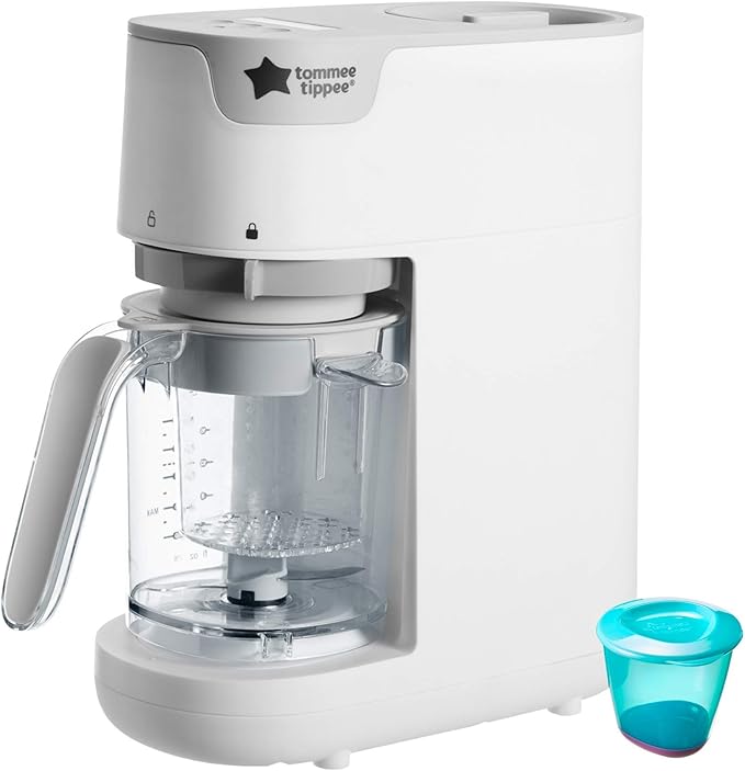 Tommee Tippee Quick-Cook Baby Food Maker – Steam & Blend in Minutes (500 ml Jug)