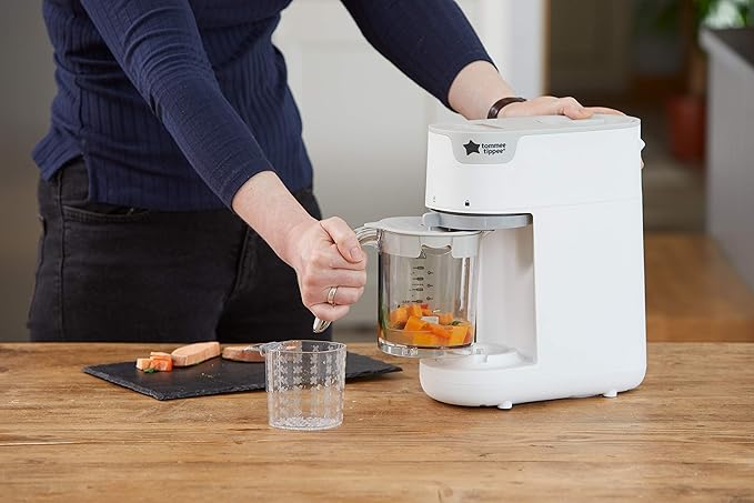 Tommee Tippee Quick-Cook Baby Food Maker – Steam & Blend in Minutes (500 ml Jug)