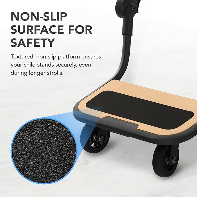 UPPAbaby Vista Stroller Board Rider Board for Vista V2 V3 55lbs Capacity Non-Skid Surface Quick Attach