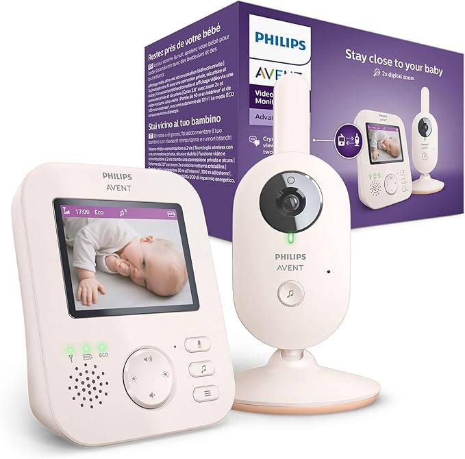 Philips AVENT SCD881/26 — Secure Non-WiFi Baby Monitor with 2.8" Display & Night Vision