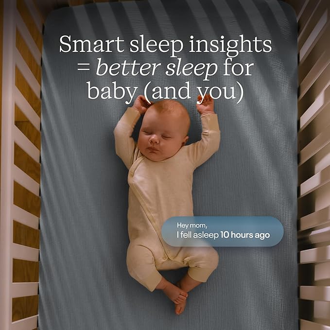 Nanit Pro Smart Baby Monitor – 1080p Wi-Fi Camera, Smart Alerts, Night Vision & 2-Way Audio
