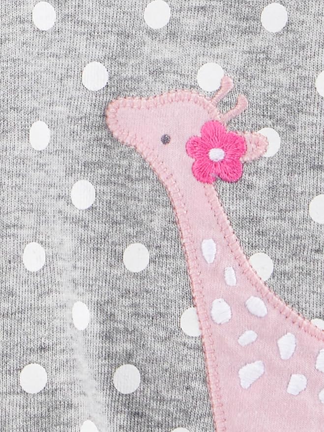 Simple Joys by Carter’s Baby Girls’ Snap-Up Rompers 3-Pack – Soft, Breathable & Easy-Change Outfits