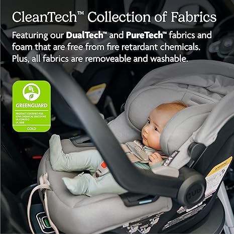 UPPAbaby Mesa Max Infant Car Seat Gregory Blue Mélange 2025 + Load Leg Base & Infant Insert - Pun & Naya