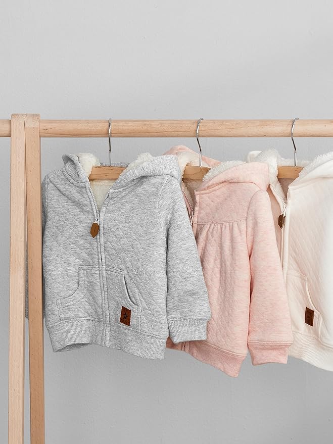 Simple Joys by Carter’s Baby Hooded Sweater Jacket with Sherpa Lining – Cozy, Soft & Warm Outerwear for Infants
