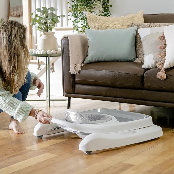 Ingenuity Step & Sprout 3-in-1 Foldable Activity Walker – First Forest | 3 Modes, Removable Toys