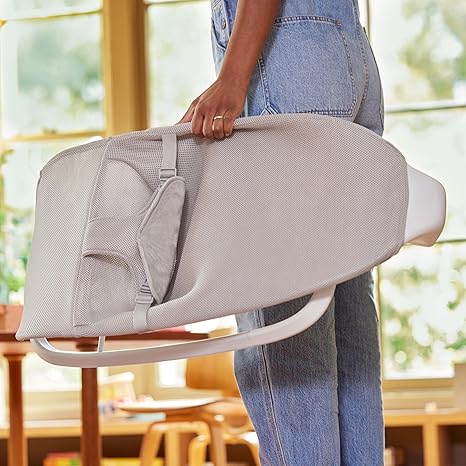 Munchkin Electric Baby Bouncer & Rocker Grey | Automatic Bounce Digital Touch Display 3 Recline - Pun & Naya