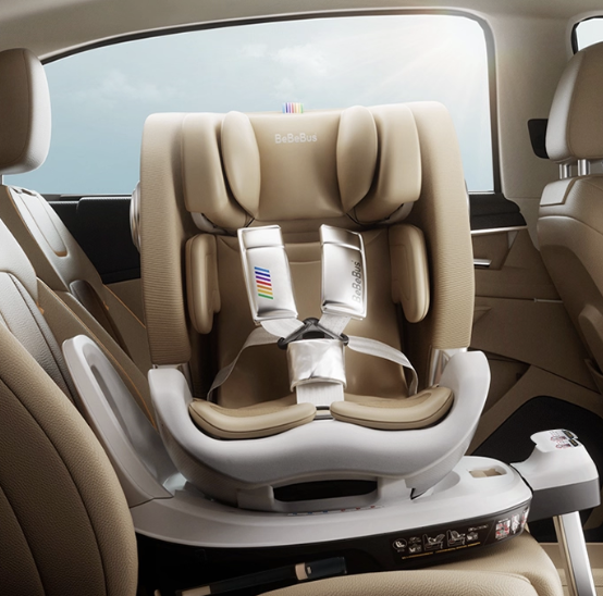 BeBeBus Astronomer Pro Baby Car Seat | 0-7 Years 360° Rotating Smart Ventilation Safety Seat with ISOFIX