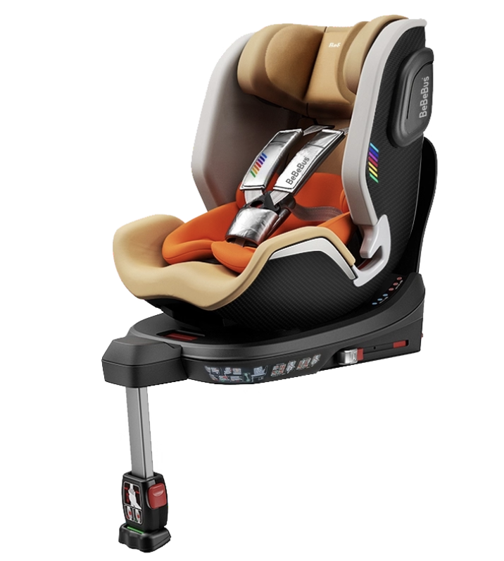 BeBeBus Astronomer Baby Car Seat (0-7 Years) | 360° Swivel, C-Shaped Spine Support & Smart Ventilation