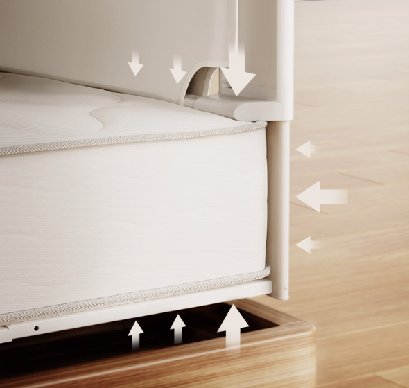 BeBeBus Baby Bed Rail | Seamless Fit Height-Adjustable Safety Guard for Toddlers