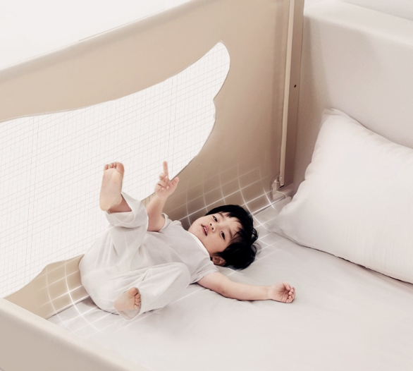 BeBeBus Baby Bed Rail | Seamless Fit Height-Adjustable Safety Guard for Toddlers