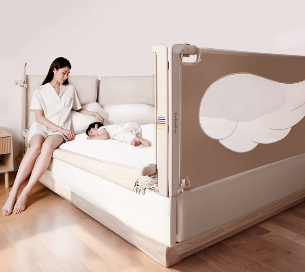 BeBeBus Baby Bed Rail | Seamless Fit Height-Adjustable Safety Guard for Toddlers