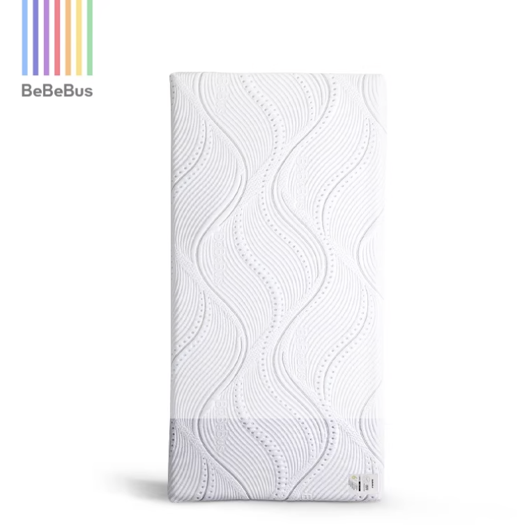 BeBeBus Spine Care Baby Cot Mattress | Newborn Supportive Folding Hard Mattress