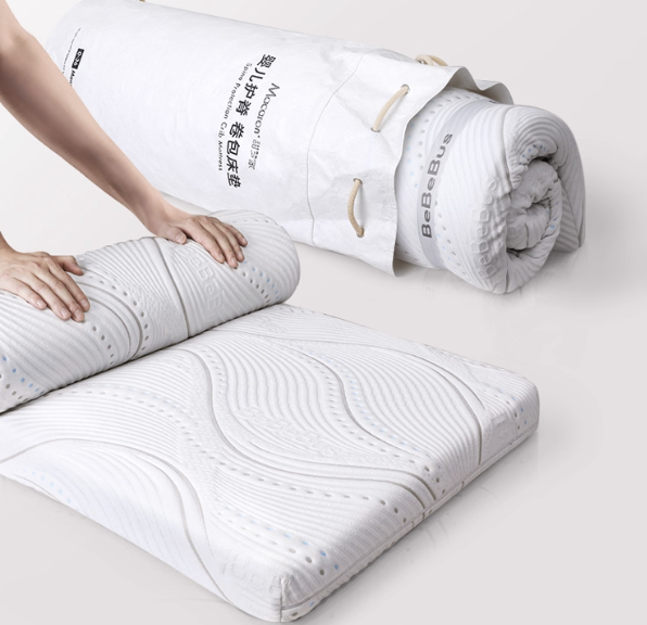 BeBeBus Spine Care Baby Cot Mattress | Newborn Supportive Folding Hard Mattress